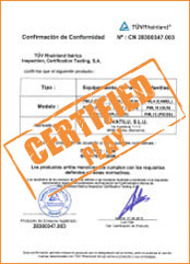Molles Certificats segons EN1176