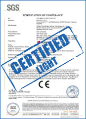 Safety certificate EN60598-1:2015