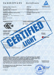 ENEC Certificate