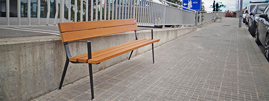 LLEIDA
MOBILIER URBAIN
Installation du banc Oslo à Solsona