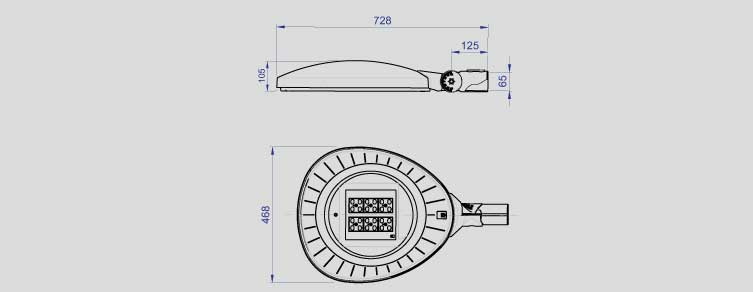 Public lighting with LED luminaires for outdoor lighting , Residential Lighting , ALIL Innova LED Luminaire , 