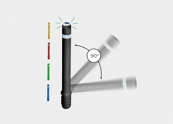 Site Furnishing ,Bollards ,HFLEXLEDSOL Bollard Flexible luminous solar with LED