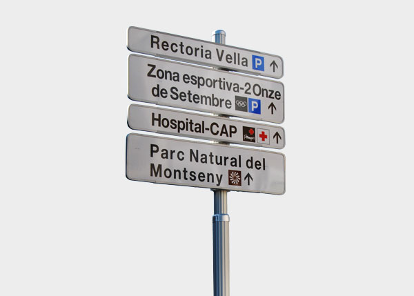 Orientation sign