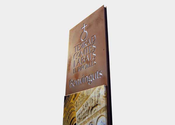 Signage ,Patrimonial, thematic and tourist signage ,ITRI Ripolles