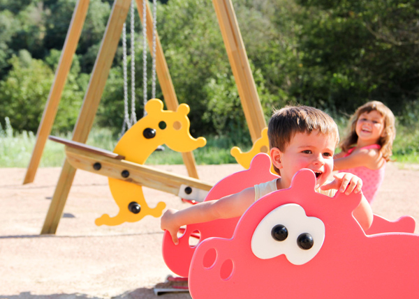 Playground equipment Spring Swings