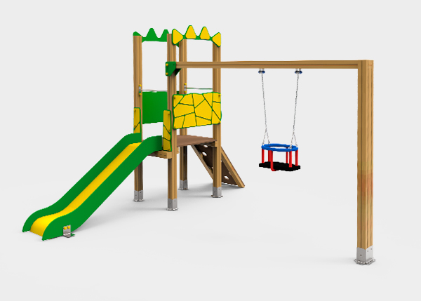 Playground equipment ,Dino Line  ,PDC2 MAX