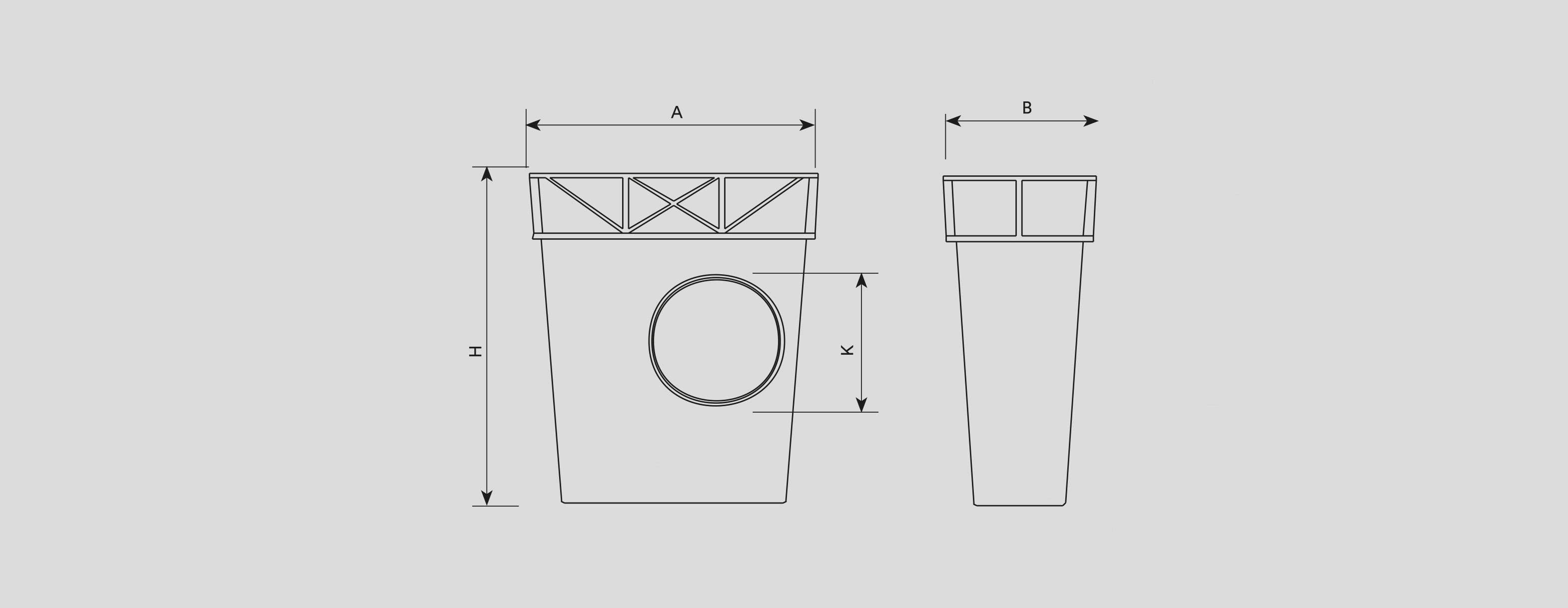 Tampons et grilles pour les égouts, regards, en fonte, caniveaux et avaloirs , Avaloirs , SP460 SP460 , 