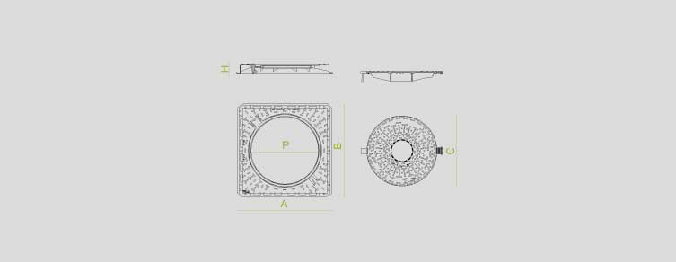 Covers and grates for sewage, manhole covers, cast iron, channels and sumps , Round Manhole Covers , TP3A Drim , 