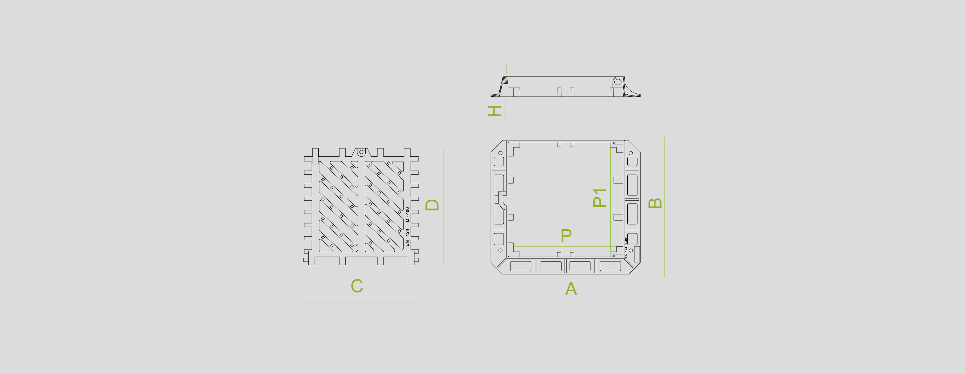 Covers and grates for sewage, manhole covers, cast iron, channels and sumps , Grates , TR8 Trafic , 