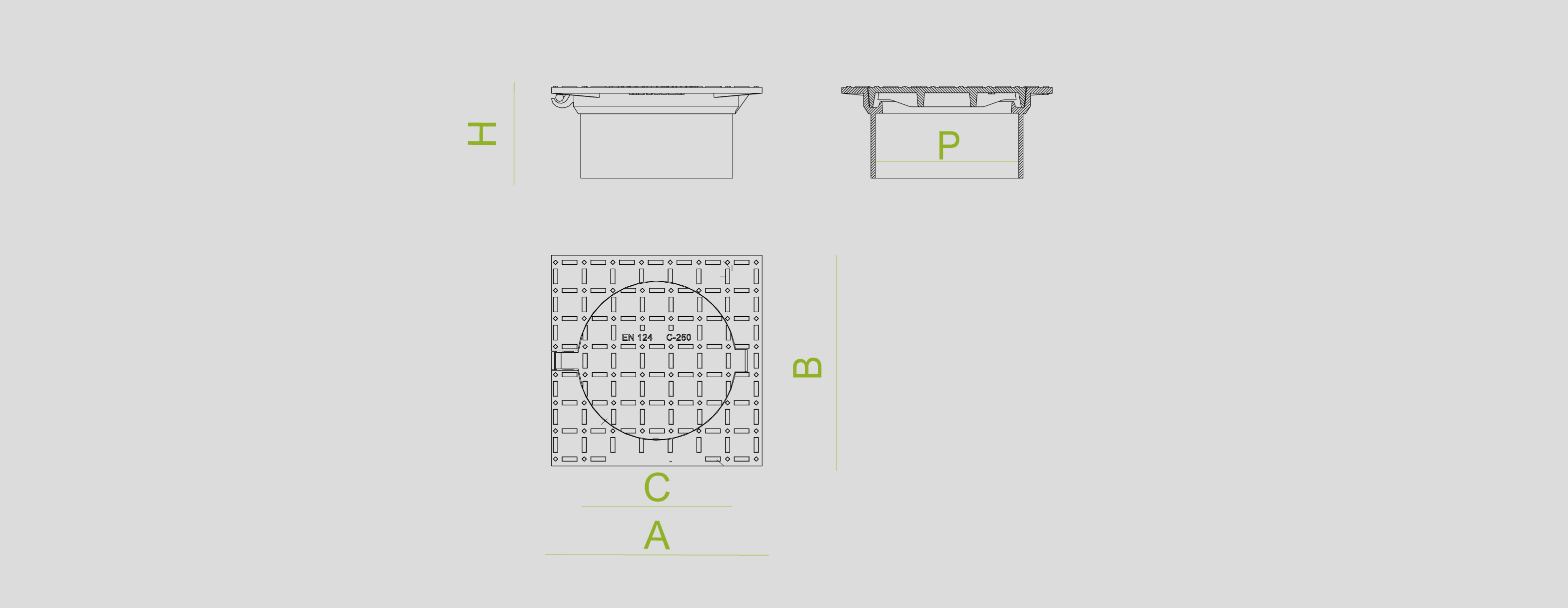 Covers and grates for sewage, manhole covers, cast iron, channels and sumps , Utility service manhole covers , TT36 Tabo , 