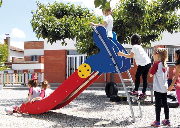 Playground equipment Slides