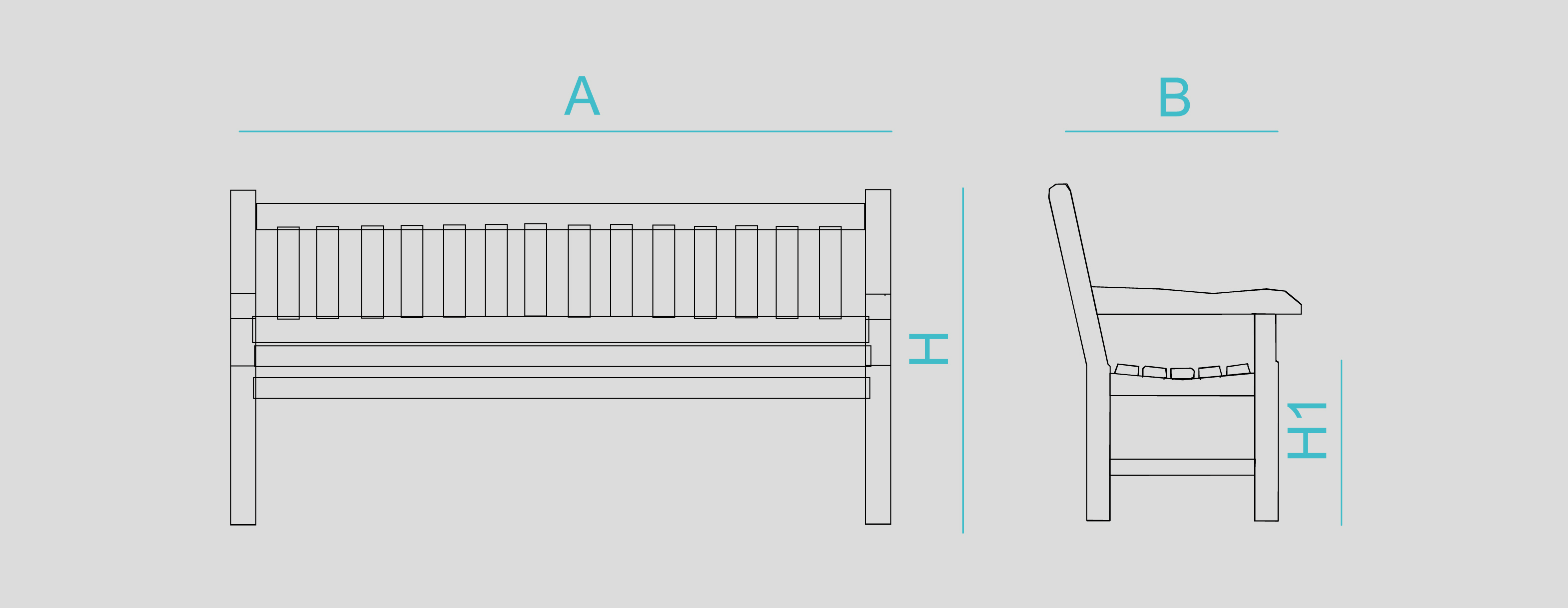 Street furniture with benches, litter bins, bollards, planters and equipment , Benches , UB20 Bench Naka , 