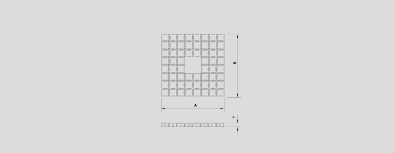 Mobilier urbain avec bancs, corbeilles, potelets, jardinières et équipement , Grille d'arbres , UA33  , 