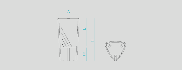 Mobiliario Urbano con bancos, papeleras, bolardos, jardineras y equipamiento , Papeleras , UP60 Papelera P77 , Robustez, estilo y capacidad en una papelera exterior de diseño exclusivo.