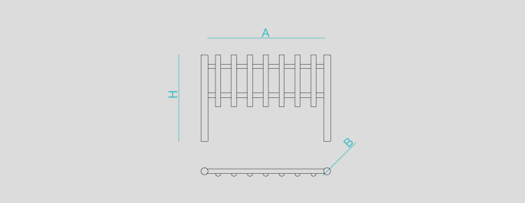 Street furniture with benches, litter bins, bollards, planters and equipment , Fences , UVV6 Balmo , 