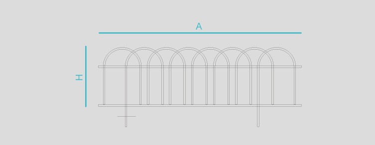 Street furniture with benches, litter bins, bollards, planters and equipment , Fences , UVV7 Volt , 