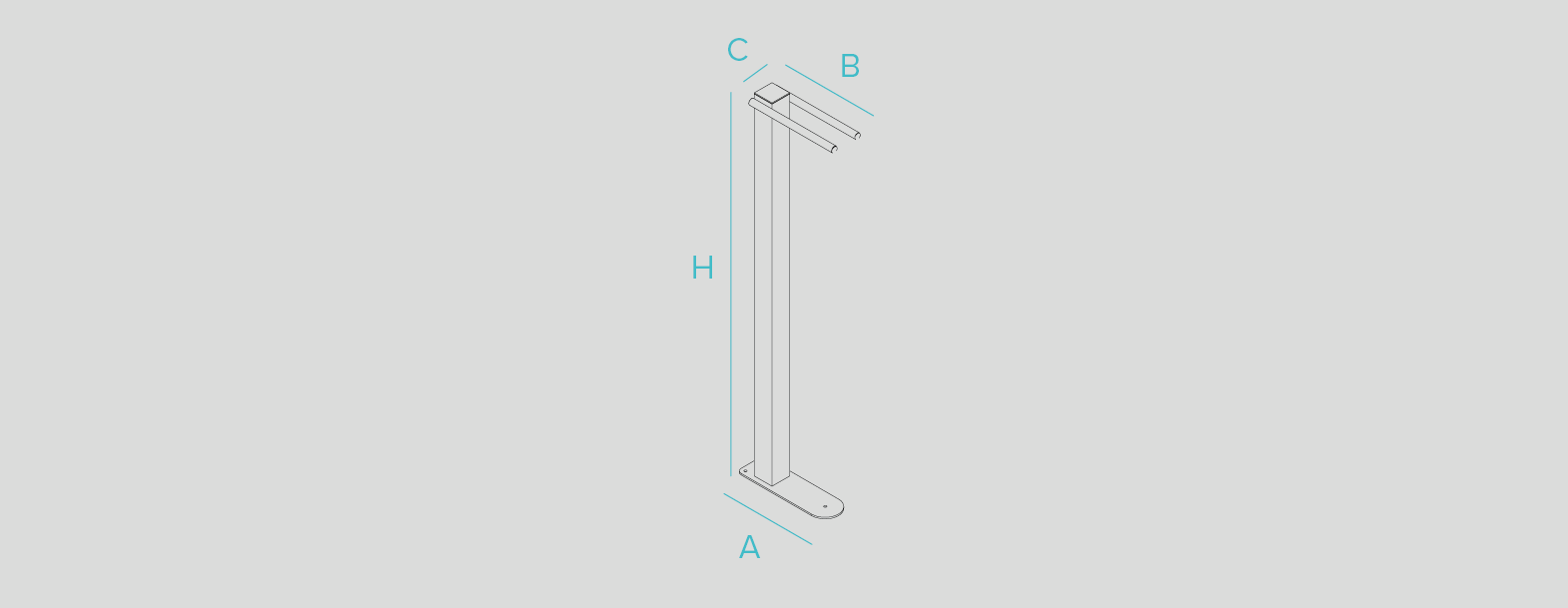 Street furniture with benches, litter bins, bollards, planters and equipment , Bike Rail , VBS02  , 