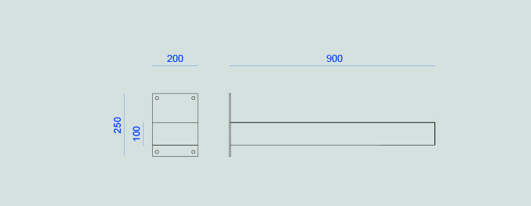 Public lighting with LED luminaires for outdoor lighting , Points of light  , ABRPTM Tomsk Bracket , 