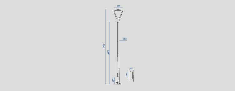 Public lighting with LED luminaires for outdoor lighting , Points of light  , ACLVOL Volga Light point , 