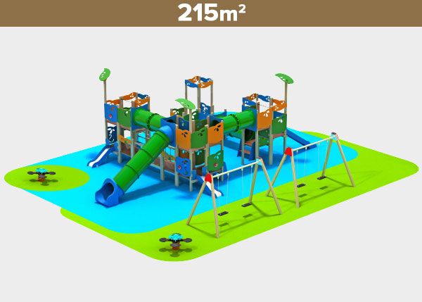 Parques  infantiles ,Áreas de juego ,M215 Área de juego M125