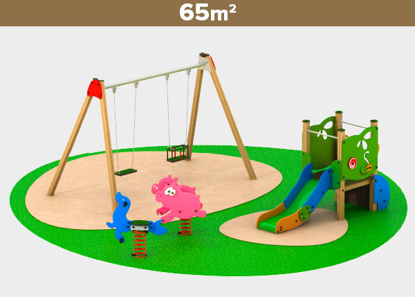 Parques  infantiles ,Áreas de juego ,M65A Área de juego M65A