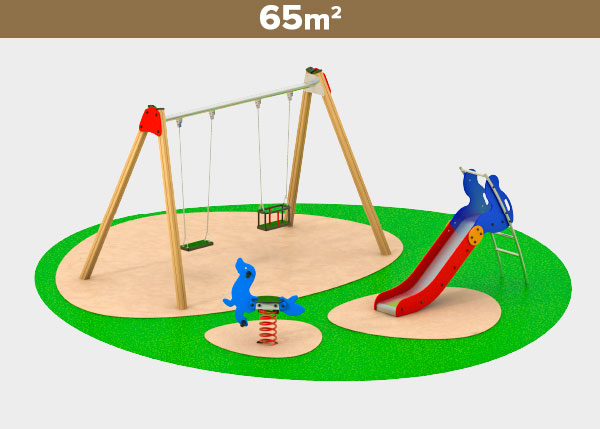 Parques  infantiles ,Áreas de juego ,M65C Área de juego M65C