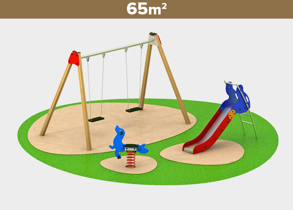 Parcs infantils ,Àrees de joc ,M65D Àrea de joc M65D