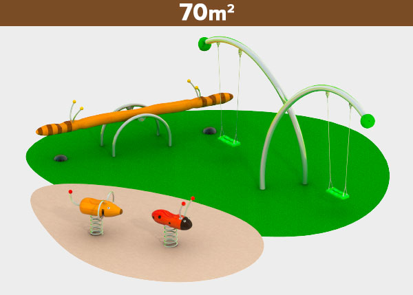 Parques  infantiles ,Áreas de juego ,R75 Área de juego R75