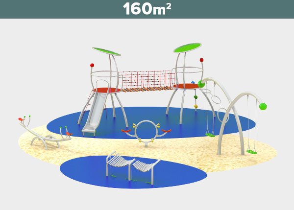 Parcs infantils ,Àrees de joc ,ST160 Àrea de joc ST160