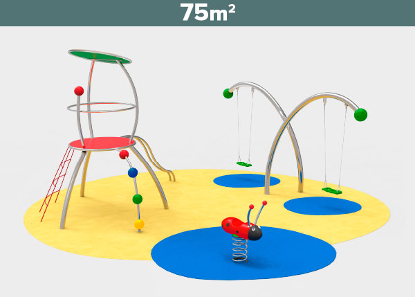 Parques  infantiles ,Áreas de juego ,ST75 Área de juego ST75