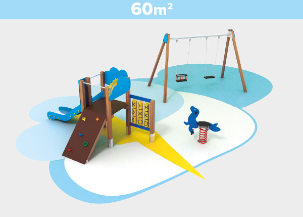 Parcs infantils ,Àrees de joc ,TK60A Àrea de joc TK60A