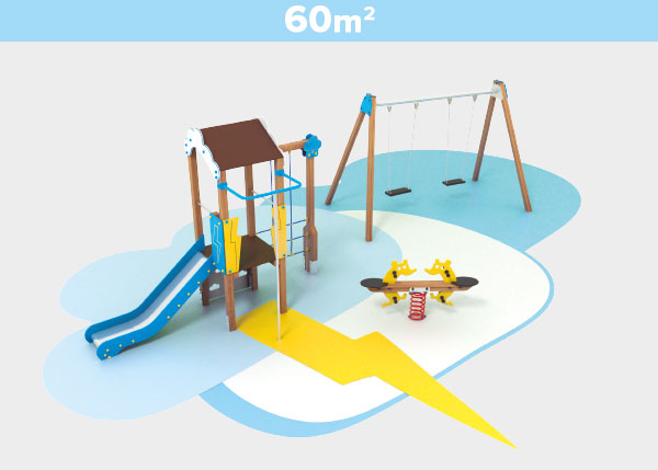 Parcs infantils ,Àrees de joc ,TK60B Àrea de joc TK60B