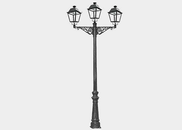 Public lighting with LED luminaires for outdoor lighting , Poles  , ACV Pole Villa , 