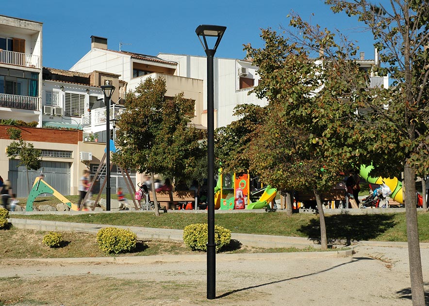 Alumbrado Público con luminarias LED para la iluminación exterior , Iluminación Urbana , ALSL Luminaria LED Siena , <strong>Luminaria LED Siena, diseño único</strong>