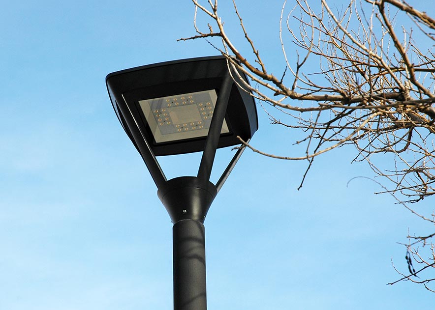 Enllumenat Públic amb lluminàries LED per a la il·luminació exterior , Il·luminació Urbana , ALSL Lluminària LED Siena , 