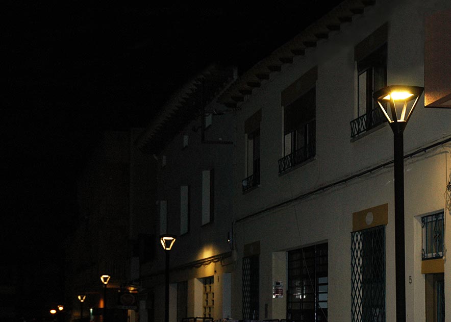 Enllumenat Públic amb lluminàries LED per a la il·luminació exterior , Il·luminació Urbana , ALSL Lluminària LED Siena , 