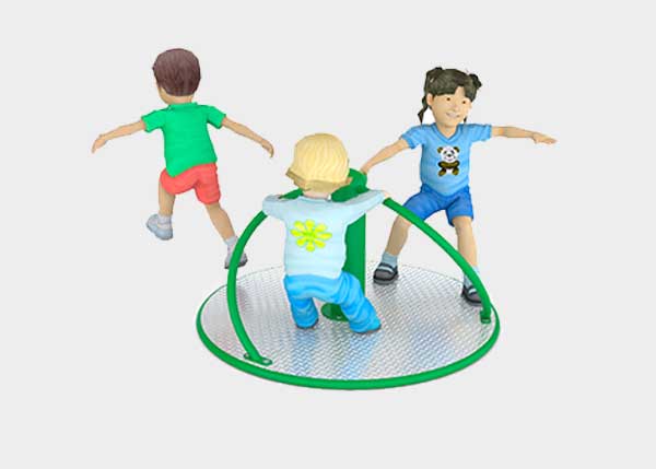Aire de jeux avec toboggans, balançoires et jeux pour enfants , Tyroliennes et Carrousels , PRC5 MIXER , 