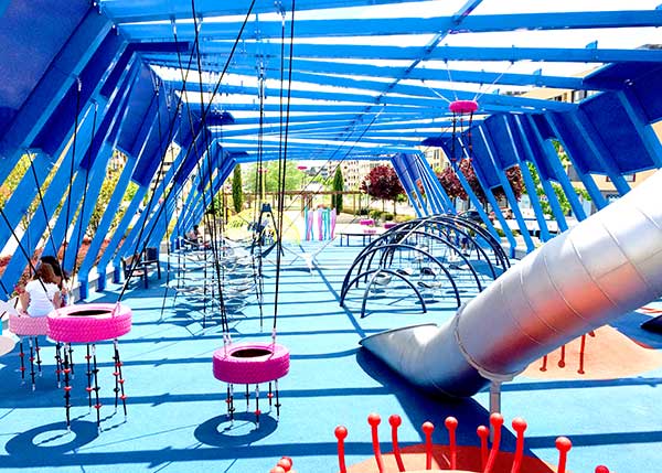 Playgrounds with slides, swings and children's games , Theme parks Line , RECRE2 The Boat Theme Park , 