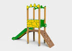 Parques infantiles con columpios, toboganes y juegos infantiles , Línea Dino , PDC1 ROX , 