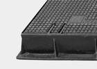 Covers and grates for sewage, manhole covers, cast iron, channels and sumps , Utility service manhole covers , TAFO80D Fibra Optica , 
