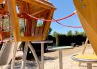 Playgrounds with slides, swings and children's games , Robinius line , PBC3 Cedar , 