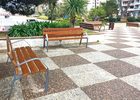 Street furniture with benches, litter bins, bollards, planters and equipment , Benches , UB2 BCN21 bench , BCN21, the bench par excellence of the Urban Furniture range.