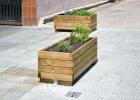 Street furniture with benches, litter bins, bollards, planters and equipment , Flower planters , UJ6 Pino Flower Planter , 