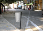 Street furniture with benches, litter bins, bollards, planters and equipment , Litter bins , UP10 Minimus Litter bin , 