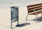 Street furniture with benches, litter bins, bollards, planters and equipment , Litter bins , UP3 Barcelona Litter bin , 