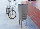 Street furniture with benches, litter bins, bollards, planters and equipment , Litter bins , UP60 P77 Litter bin , 