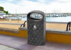 Street furniture with benches, litter bins, bollards, planters and equipment , Litter bins , UP80 Eterna Litter bin , 