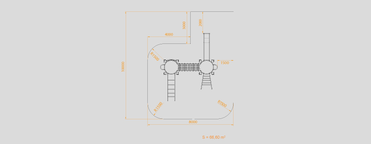 Playgrounds with slides, swings and children's games , Robinius line , PBC4 Bao , 