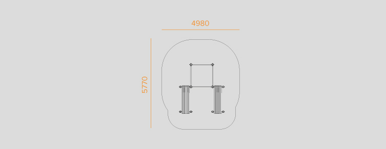 Playgrounds with slides, swings and children's games , Street Workout , PCM16 Mixto2 , This combination develops biceps, triceps, back, neck, abdominals, chest and shoulders.