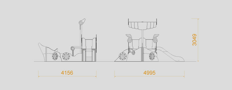 Playgrounds with slides, swings and children's games , Viking Line , PTC4 Gisli , 